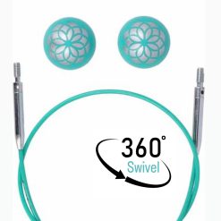 Knitpro mindful kabel (verwisselbare naaldpunten) swivel en metalen kern