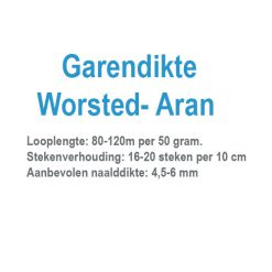 Garendikte worsted Aran