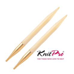 Knitpro Bamboo verwisselbare naaldpunten 128mm