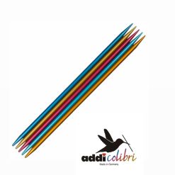 Addi Colibri Sokkennaald-naald zonder knop 15 & 20  cm