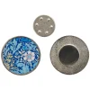 Hobby Gift Create Naaldenmagneet Floral woodblock