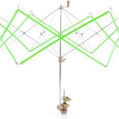 PARAPLU haspel metaal/kunststof blauw!