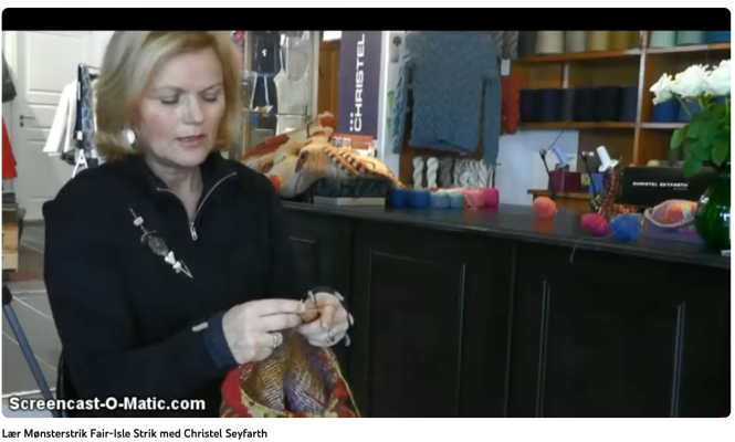Christel Seyfarth breit in met 2 kleuren links