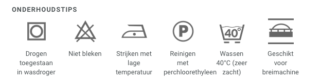 wasvoorschrift wassen 40 graden zeer zacht 