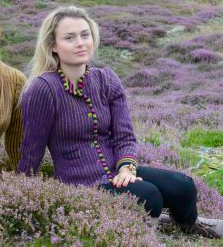 Wormdigger Girl’s Jacket — Purlple/green