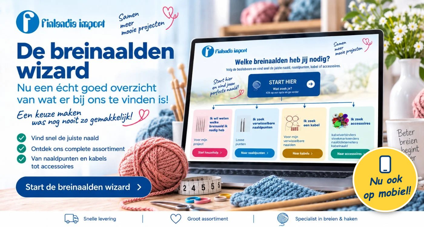 De breinaalden wizard van Finlandia Import – nu ook op mobiel