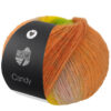 1 oranje/geel/groen