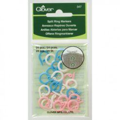 CLOVER 329 stitch marker rings