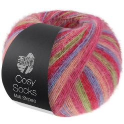 lana grossa cosy socks stripes