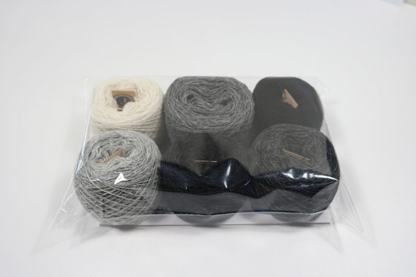 Shetlandwol Finlandia pakketje 150 gram Grijstinten