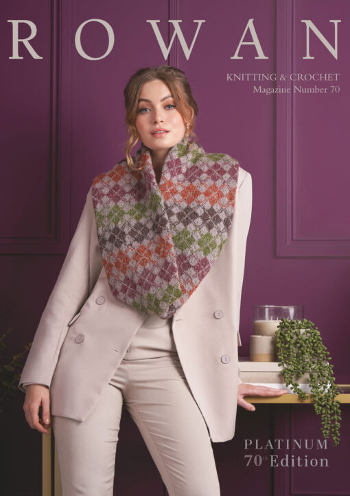 Rowan Knitting & Crochet Magazine 70 omslag