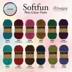 Alternative view of Scheepjes Softfun colourpack JEWEL 12 x 20 gram