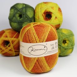 Alternative view of Kauni effectgaren 8/2 EV groen/oranje/geel