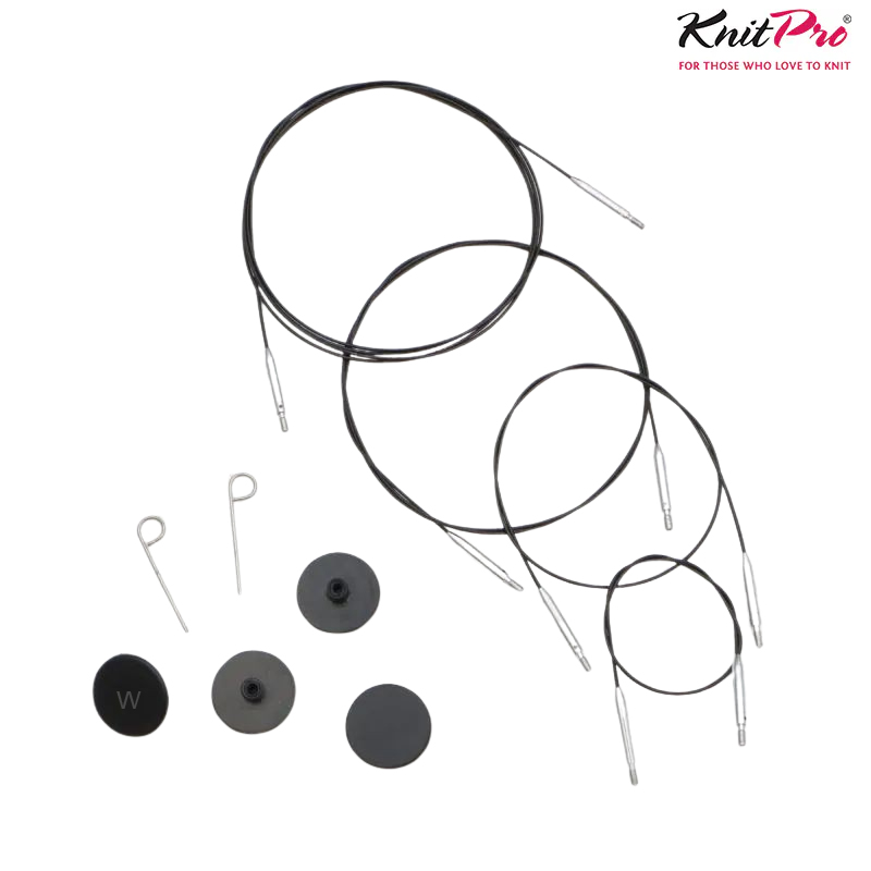 KnitPro Thin & Flex Swivel kabel 360° | FinlandiaImport