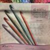 KnitPro Dreamz Symfonie Wood houten haaknaaldenset enkelzijdig, 8 haaknaalden 3,5 tot 8 mm