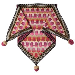 Christel Seyfarth - LILY SHAWL - CLASSIC rood/oranje