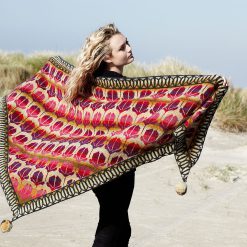 Alternative view of Christel Seyfarth - LILY SHAWL - CLASSIC rood/oranje