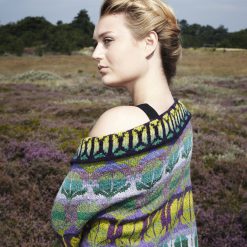 Alternative view of Christel Seyfarth - LILY SHAWL -heather