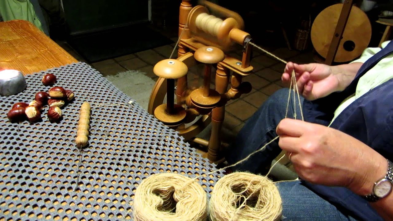 3 draad garen twijnen met op je spinnenwiel -de spinkamer