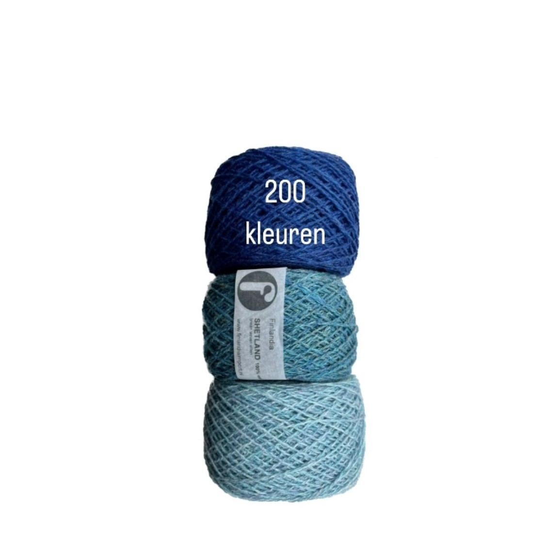Shetlandwol Finlandia, 200 kleuren