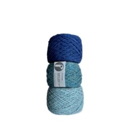 Shetlandwol Finlandia bollen in blauwtinten
