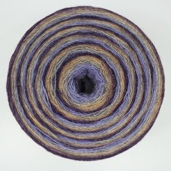 Kauni effectgaren 8/1 XEI  paars/ zand